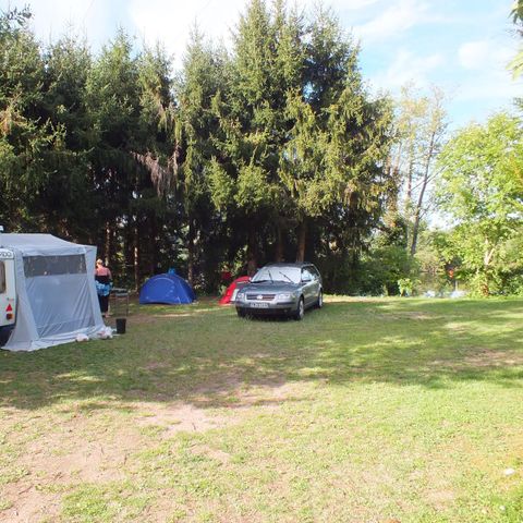 EMPLACEMENT - Forfait Confort : 1 voiture + tente/caravane ou 1 camping-car + electricité 6A + 2 personnes -