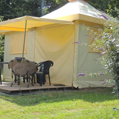 TENDA DA CAMPEGGIO 5 persone - LODGE STANDARD (SENZA SERVIZI IGIENICI)