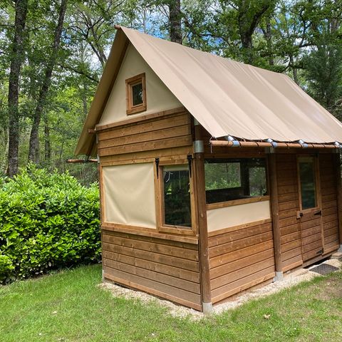 CANVAS AND WOOD TENT 2 people - Bivouac