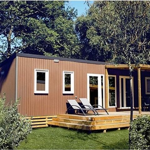 CASA MOBILE 4 persone - Mobil-home | Ultimate | 2 Camere da letto | 4 Persone | Terrazza singola | 2 bagni | Aria condizionata | TV