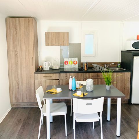 Chalet 4 personen - Comfort 34-38m² (2 kamers) inclusief 7m² terras