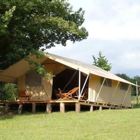 BUNGALOW TOILÉ 4 personnes - Tente Lodge Insolite 2 chambres