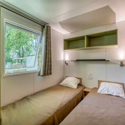 STACARAVAN 6 personen - CONFORT+ 3 slaapkamers 6 personen