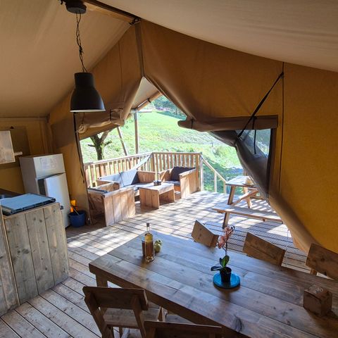 UNIEKE ACCOMMODATIE 6 personen - SAFARI TENT 6p