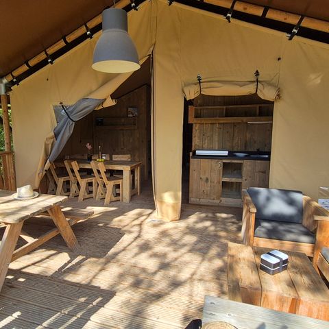 UNIEKE ACCOMMODATIE 6 personen - SAFARI TENT 6p