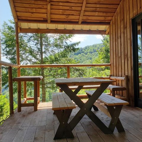 HÉBERGEMENT INSOLITE 4 personnes - CABANE Premium MARILHOU - 2 chambres