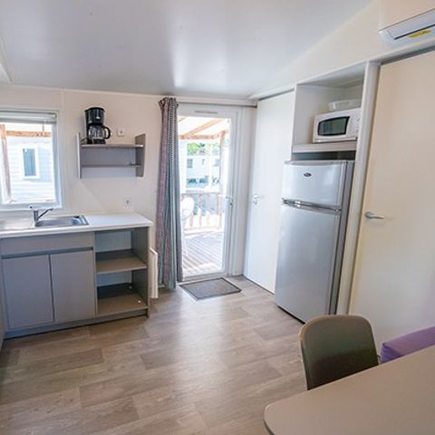 MOBILHOME 6 personnes - Mobil-home | Comfort XL | 3 Ch. | 6 Pers. | Terrasse surélevée | Clim.