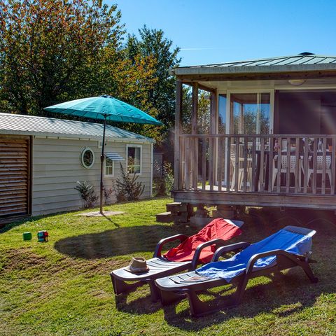 MOBILE HOME 4 people - OHARA MOBILE HOME, UNINTERRUPTED VIEW OF THE POOL AND VALLEY