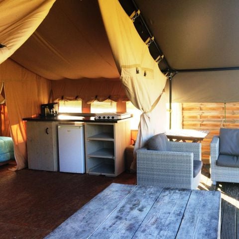 CANVAS AND WOOD TENT 4 people - Safari Tent 35m