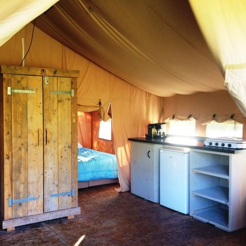 CANVAS AND WOOD TENT 4 people - Safari Tent 35m