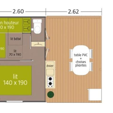 BungalowTent 5 personen - Tit'Home: Het perfecte compromis tussen een tent en een stacaravan