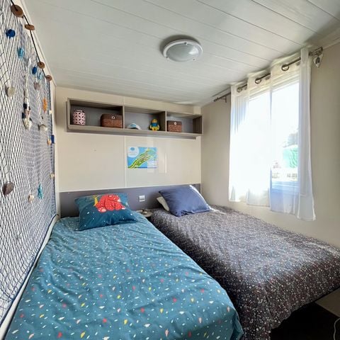 MOBILHOME 4 personas - Cabaña premium con vistas al lago