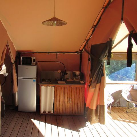 BUNGALOWTENT 5 personen - 2 slaapkamers 30m².