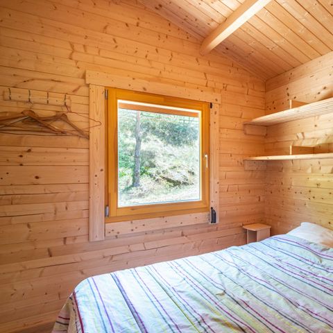 CHALET 4 persone - PRIVILEGE GREEN Cottage interamente in legno - 2 camere da letto