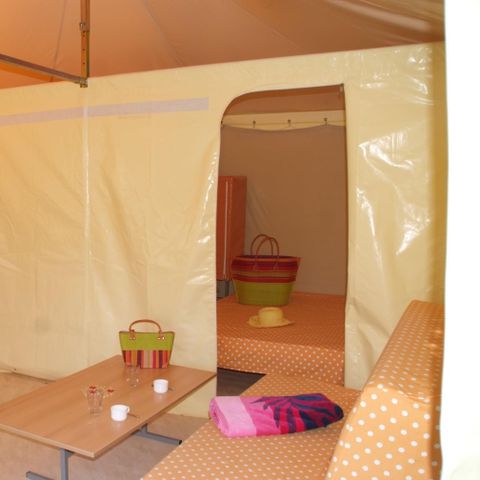 Bungalowtent 6 personen - FUNFLOWER STANTARD Zonder sanitair