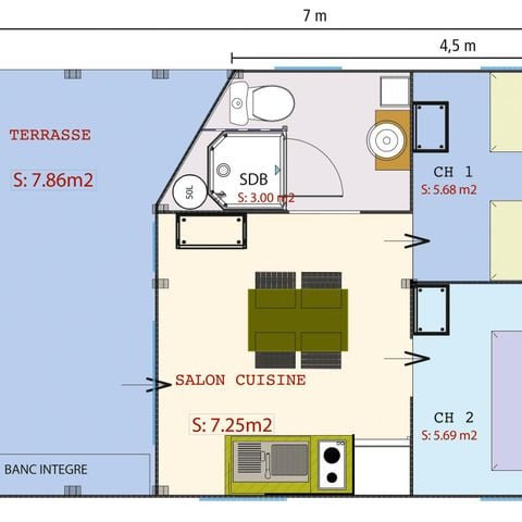 CANVAS BUNGALOW 4 people - Freeflower