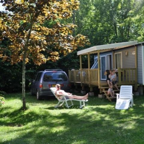 MOBILHOME 4 personnes - Le Chêne (2 chambres) + grande terrasse + TV free WIFI*