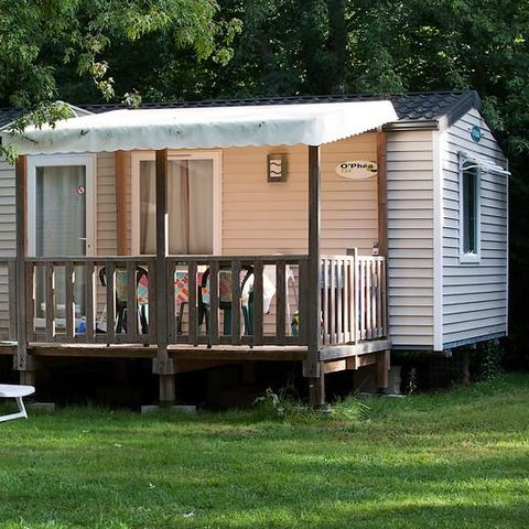 Mobilheim 4 Personen - Mobilheim Le CHENE Dimanche ( 2 Schlafzimmer)Große Terrasse+ TV