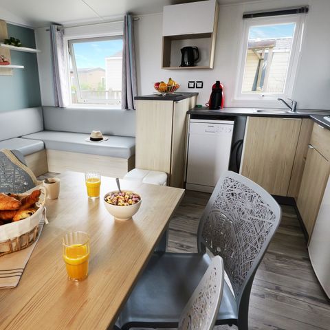 Stacaravan 4 personen - MOBIL HOME PREMIUM MERCREDI 2 slaapkamers