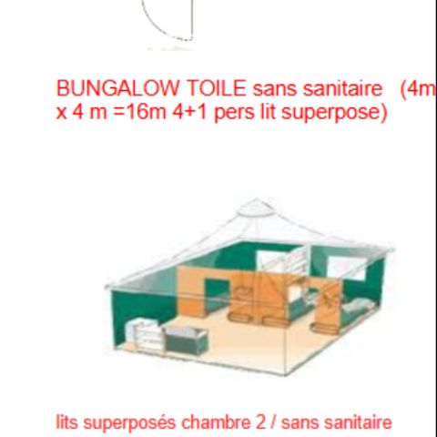 TIENDA DE CAMPAÑA 5 personas - sin instalaciones sanitarias