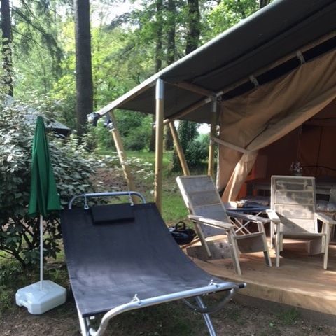 TENDA IN TELA E LEGNO 6 persone - BAGNO PRIVATO