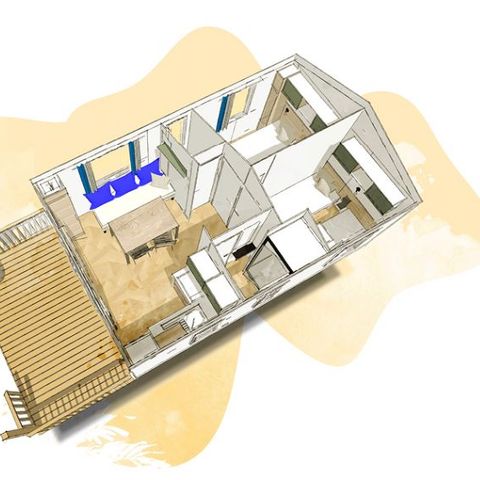 MOBILHEIM 4 Personen - KOMFORT SAM/SAM