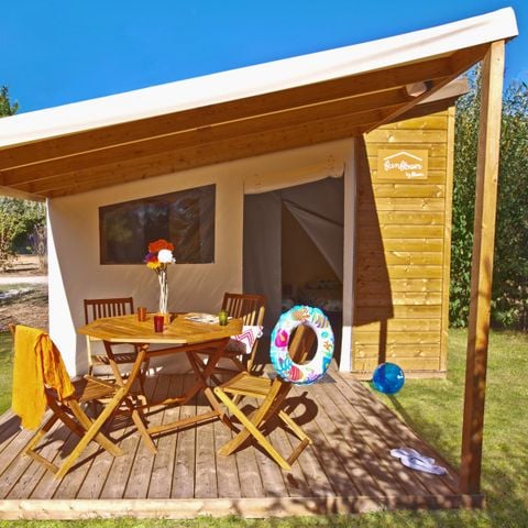 Bungalowtent 4 personen - FUNFLOWER - zonder sanitair 24 m²