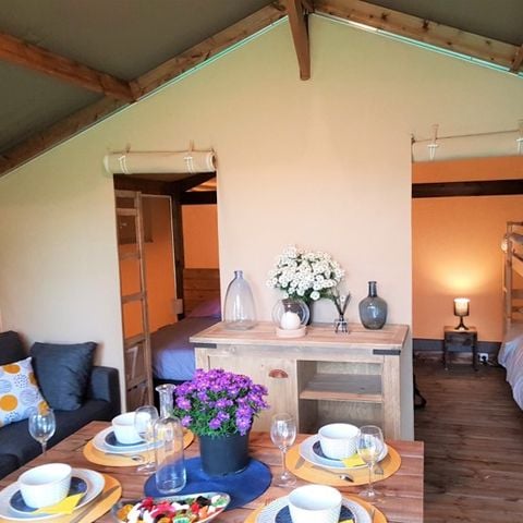 Bungalowtent 5 personen - FREEFLOWER - zonder sanitair 30 m²