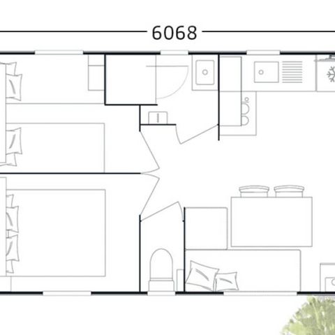 MOBILHOME 5 personnes - Confort Méditerranée