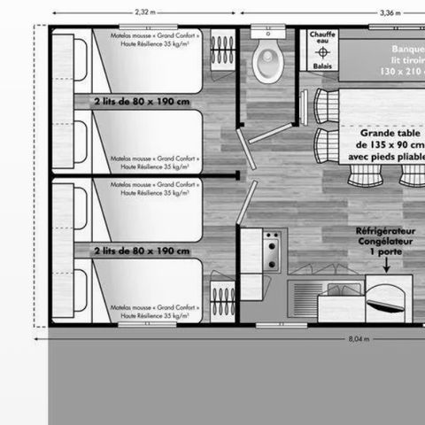 MOBILHOME 6 personnes - Classic