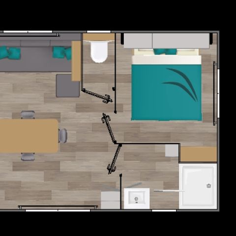 Mobilheim 4 Personen - Mobilheim Grand Large 4p