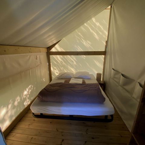 CANVAS AND WOOD TENT 4 people - Lodge tent - without sanitary facilities