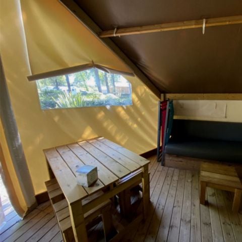 TENTE TOILE ET BOIS 4 personnes - Lodge tente - sans sanitaire