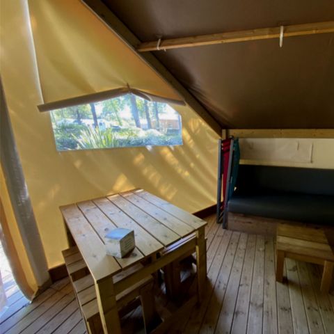 CANVAS AND WOOD TENT 4 people - Lodge tent - without sanitary facilities