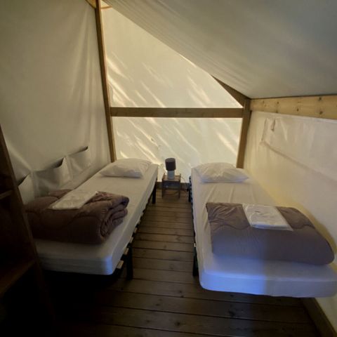 TENTE TOILE ET BOIS 4 personnes - Lodge tente - sans sanitaire