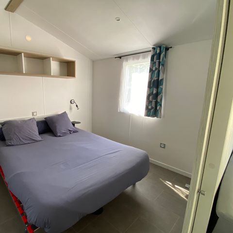 MOBILHEIM 4 Personen - Prestige - 2 Zimmer (PMR) (Bett bei Ankunft gemacht + Bettwäsche)