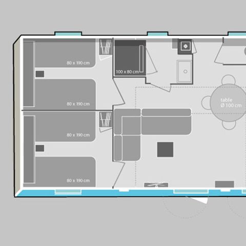 MOBILHEIM 6 Personen - Super Ohara