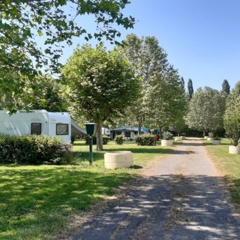 STAANPLAATS - CONFORT (2 pers. + elektriciteit 10 A + 1 Voertuig + 1 Tent of 1 Caravan of 1 Camper)