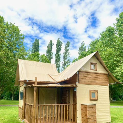 TENTE TOILE ET BOIS 6 personnes - Cabatente