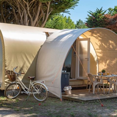 BUNGALOW TOILÉ 4 personnes - Tente Confort 2 chambres (sans sanitaires)