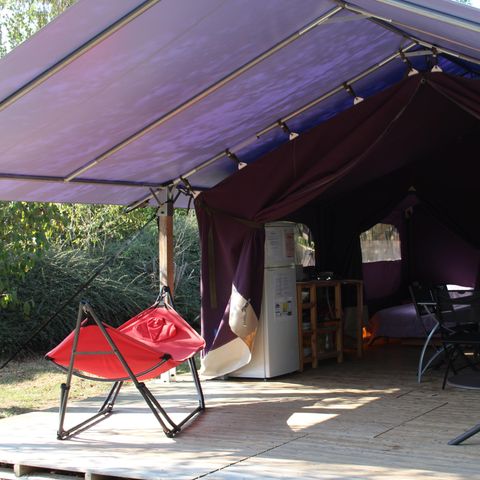 TENDA IN TELA E LEGNO 5 persone - Loggia Eva Confort