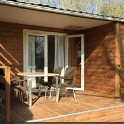 CHALET 5 personnes - PREMIUM 36m² (2 chambres) dont une terrasse couverte 6m²