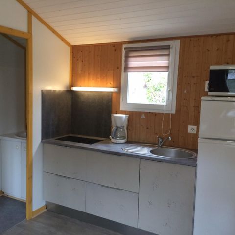 Chalet 5 personen - CONFORT 29 m² (2 kamers) + terras 11m² + TV