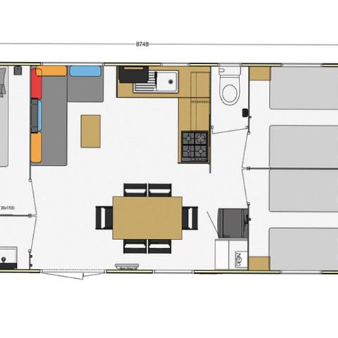 MOBILE HOME 6 people - STANDARD 33m