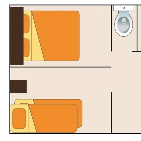 LANDHUIS 4 personen - Gîte - 24m² - 2 kamers