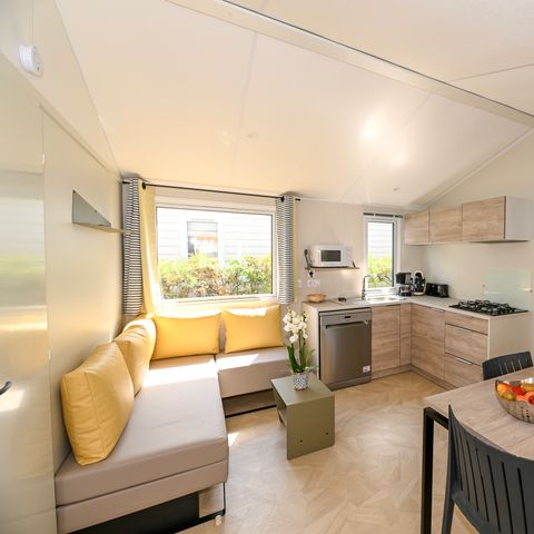 Stacaravan 6 personen - Stacaravan Privilège - 34m² - 3 kamers