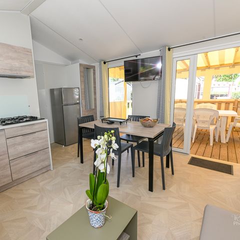 Stacaravan 6 personen - Stacaravan Privilège - 34m² - 3 kamers