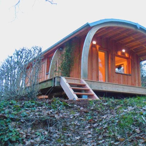 CHALET 4 persone - Cabina ecologica in legno con servizi igienici