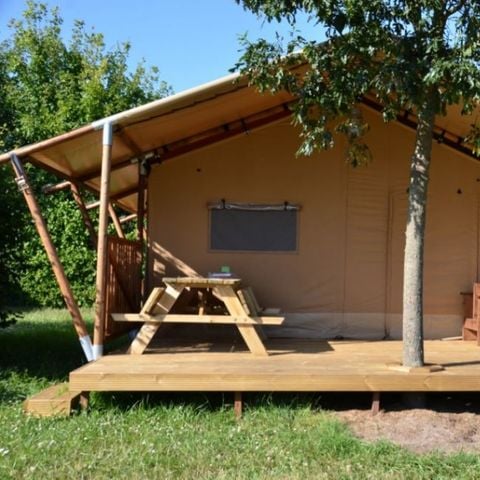 TENDA IN TELA E LEGNO 6 persone - TENDA SAFARI (PREMIUM)