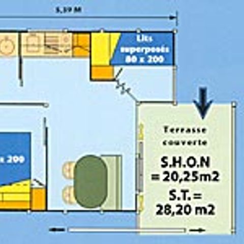 CHALET 4 personas - TRIANON